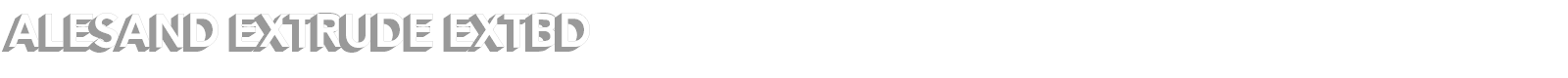 Alesand font preview